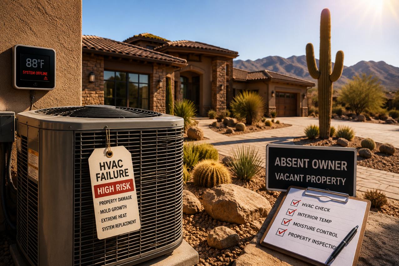 Hvac Failure At Desert Home